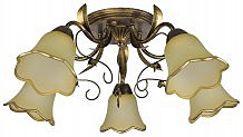 Светильник потолочный (рожковый) на пять светоточек Escada 500/5PL E14*60W D550 Bronze