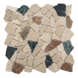 Мозаика каменная 30,5х30,5х0,7см Alicante, разноцветный микс