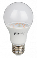 Лампа светодиодная для растений JazzWay 9Вт A60 Е27 прозр 5008946