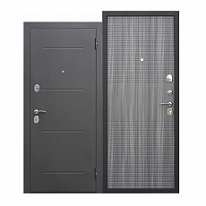 Дверь металлическая 7,5см Гарда муар венге тобакко 960мм левая
