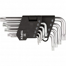 Ключи Torx T10 - T50, CrV (набор 9 шт.) 35D960 Topex