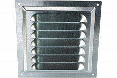 Решетка вентиляционная стальная 150х150 мм оцинкованная Era 1515МЦ