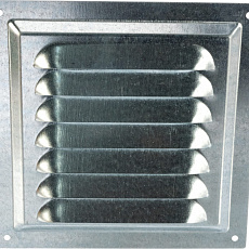 Решетка вентиляционная стальная 150х150 мм оцинкованная Era 1515МЦ