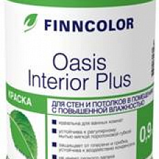 ФИННКОЛОР краска OASIS INTERIOR PLUS A д/стен и потолков влажных помещений 2.7 л (6шт/уп)