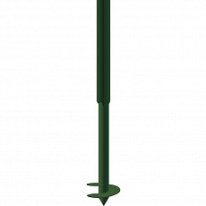 Столб винтовой Ювента 3500мм (60х60 Н-2000мм  d51 Н-1500мм), ППК RAL 6005 (зеленый)