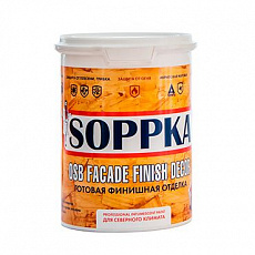 Краска фасадная для OSB огнебиозащитная II группа SOPPKA, 5 кг