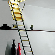 Комбинированная чердачная лестница 700x1200 L-2800 мм
