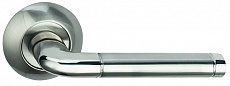 Ручка дверная LINDO A-34-10 (хром/мат.хром) BUSSARE
